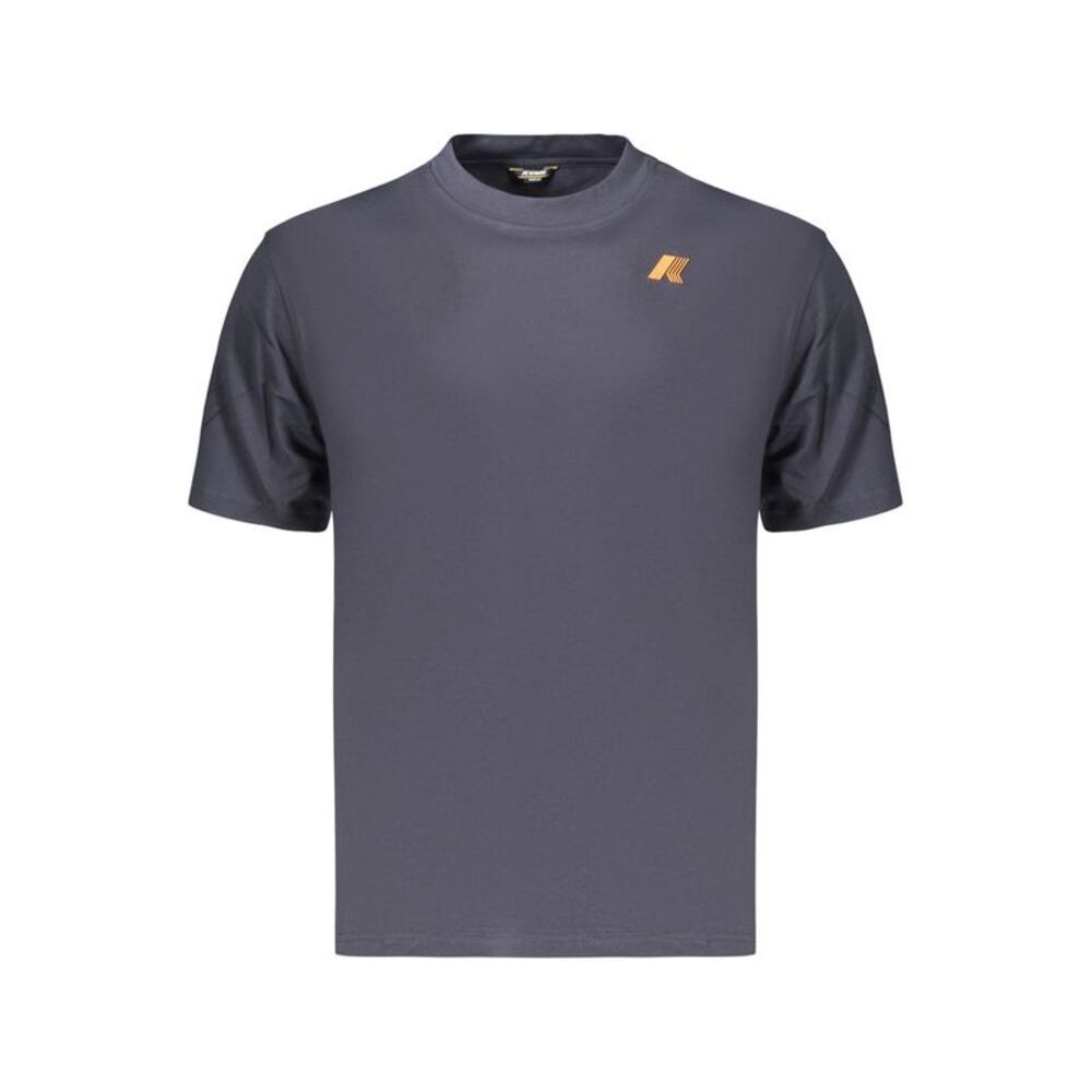 K-WAY Blue Cotton Men's Men's T-Shirt